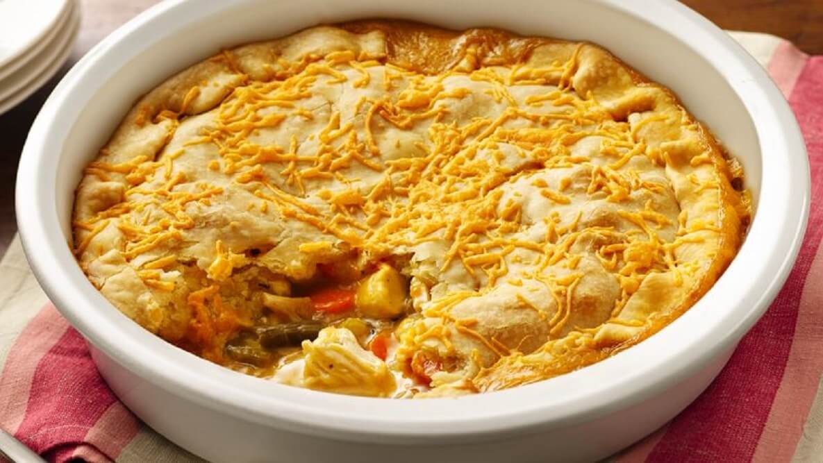 Cheesy Chicken Pot Pie Recipe