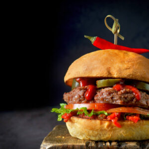 Hot And Spicy Grilled Burger Recipe