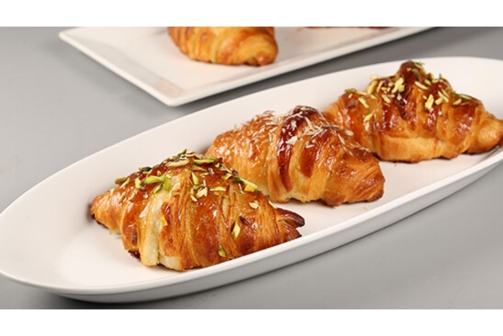 French Croissant with Tikka & Almond Fillings Recipe