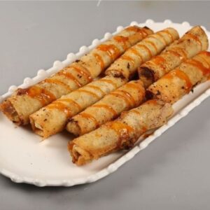 Cheese Burger Egg Rolls With Dip Recipe