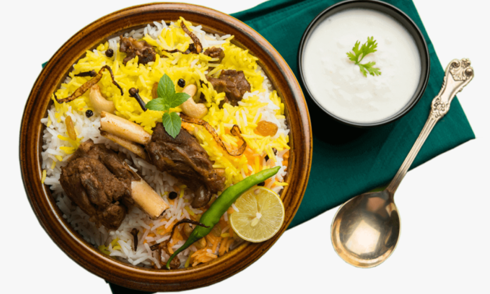 Hyderabadi Kacche Gosht Ki Biryani Recipe