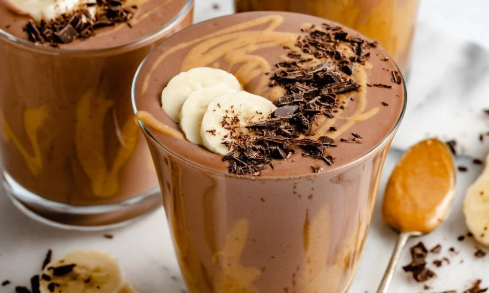 Chocolate Peanut Butter Smoothie Recipe.