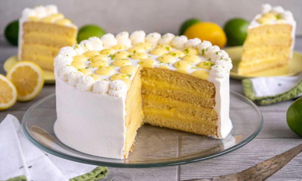Lemon & Orange Cake (Without Oven) Recipe