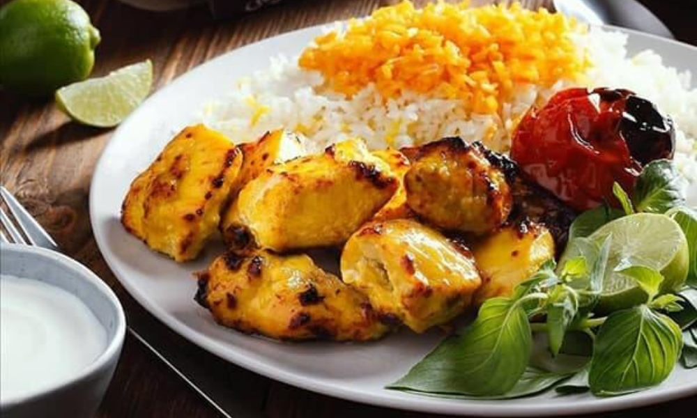 Persian Chicken Joojeh Kabobs Recipe
