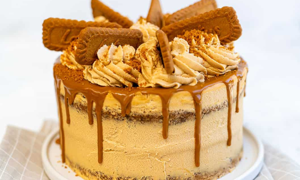 Delicious Biscoff Cake with Cookie Butter Buttercream Recipe
