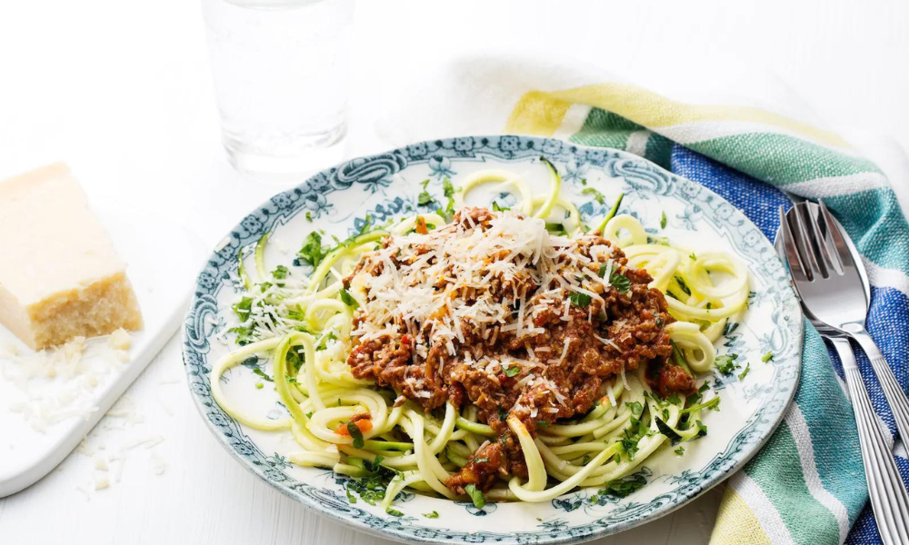 Low Carb Zoodles Bolognese Recipe
