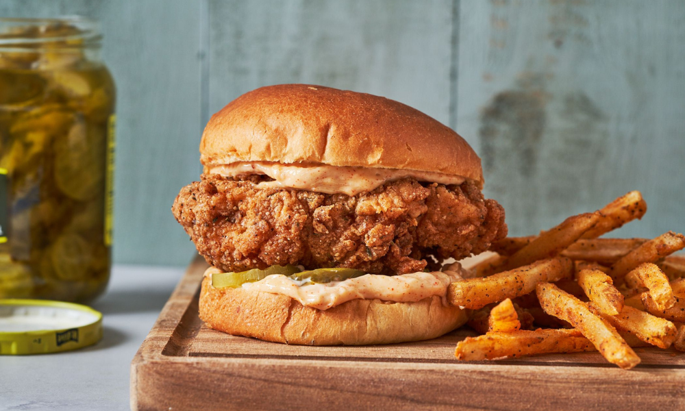 KFC-Style Crispy Chicken Burger Recipe