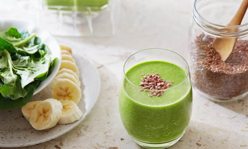 Green Flax Smoothie Recipe