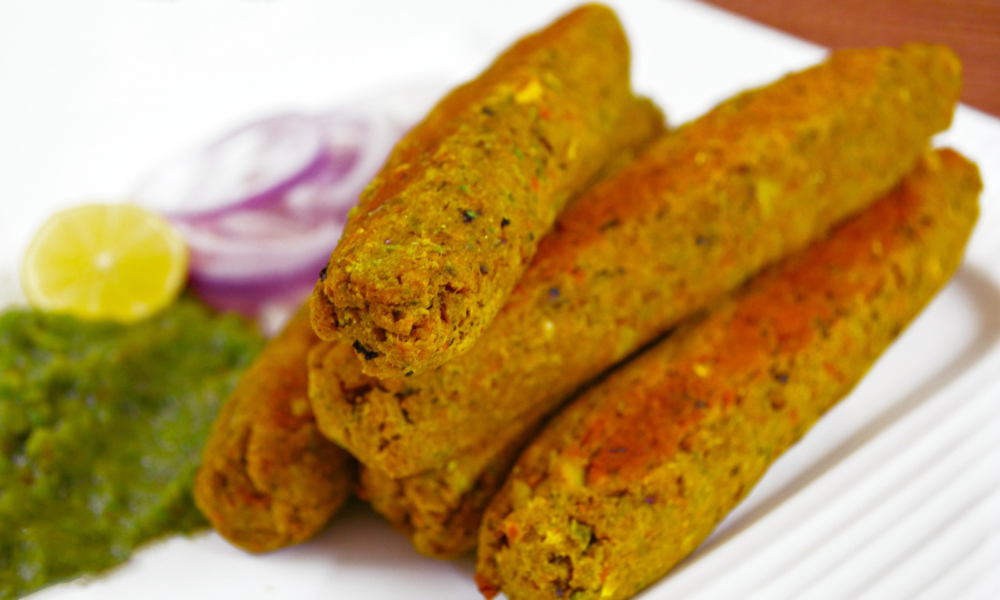 Moong Dal Seekh Kebabs Recipe