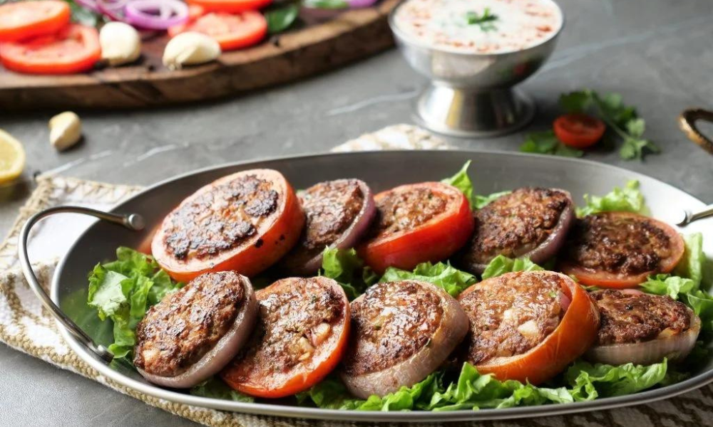 Tomato & Onion Filled Kabab Recipe